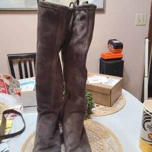 UGG Gray Suede Boots by...UGG